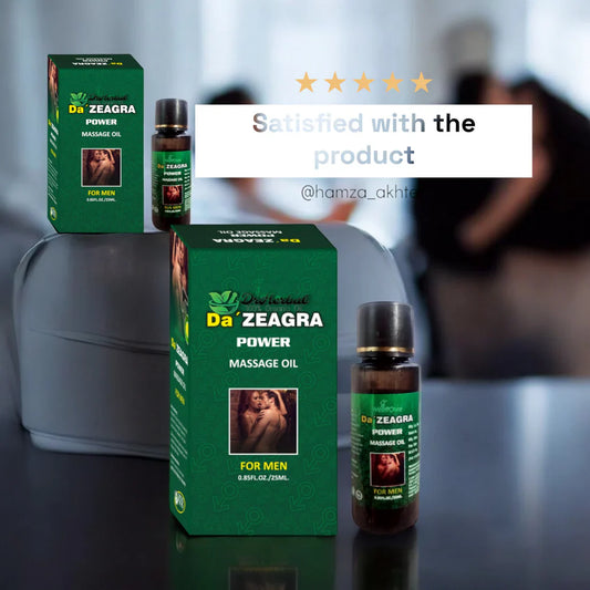 DA ZEAGRA POWER MASSAGE OIL FOR MEN
